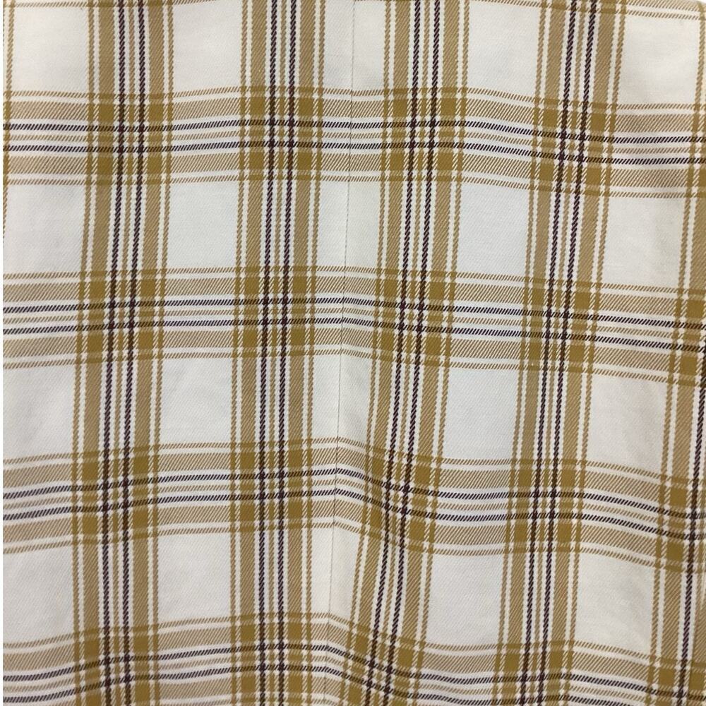 Sezane Christie Jacket Carreau Tile Plaid In Beige Ochre Bordeaux 38 US Size 6 - Picture 8 of 15